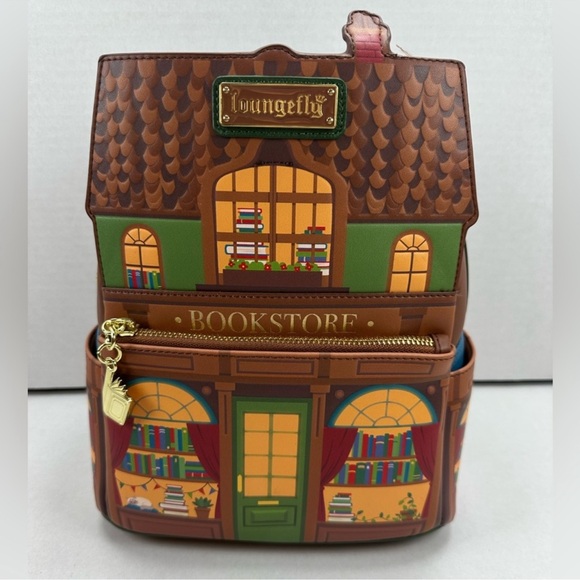 Loungefly Bookstore Mini Backpack Complete Bundle - BAM exclusives - Picture 2 of 9